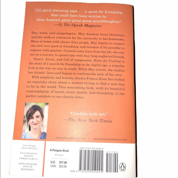 Rules for Visiting novel by Jessica Frances Kane - Picture 2 of 4